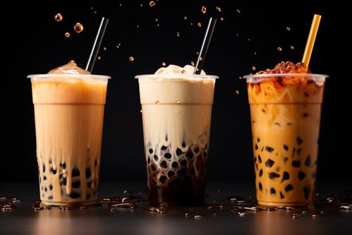 满足味蕾的珍珠奶茶饮品摄影图片 广告素材 下载至来源处