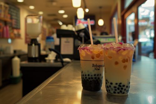 冰镇珍珠奶茶饮品摄影图片 广告素材 下载至来源处